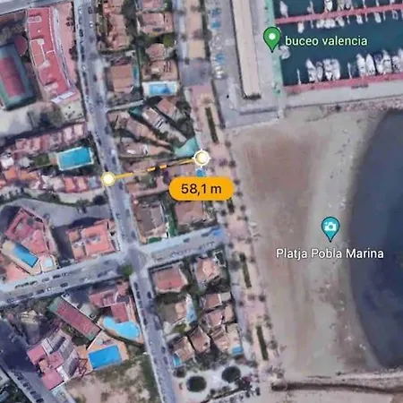 Pobla De Farnals, Vistas Al Mar, Wifi Apartman